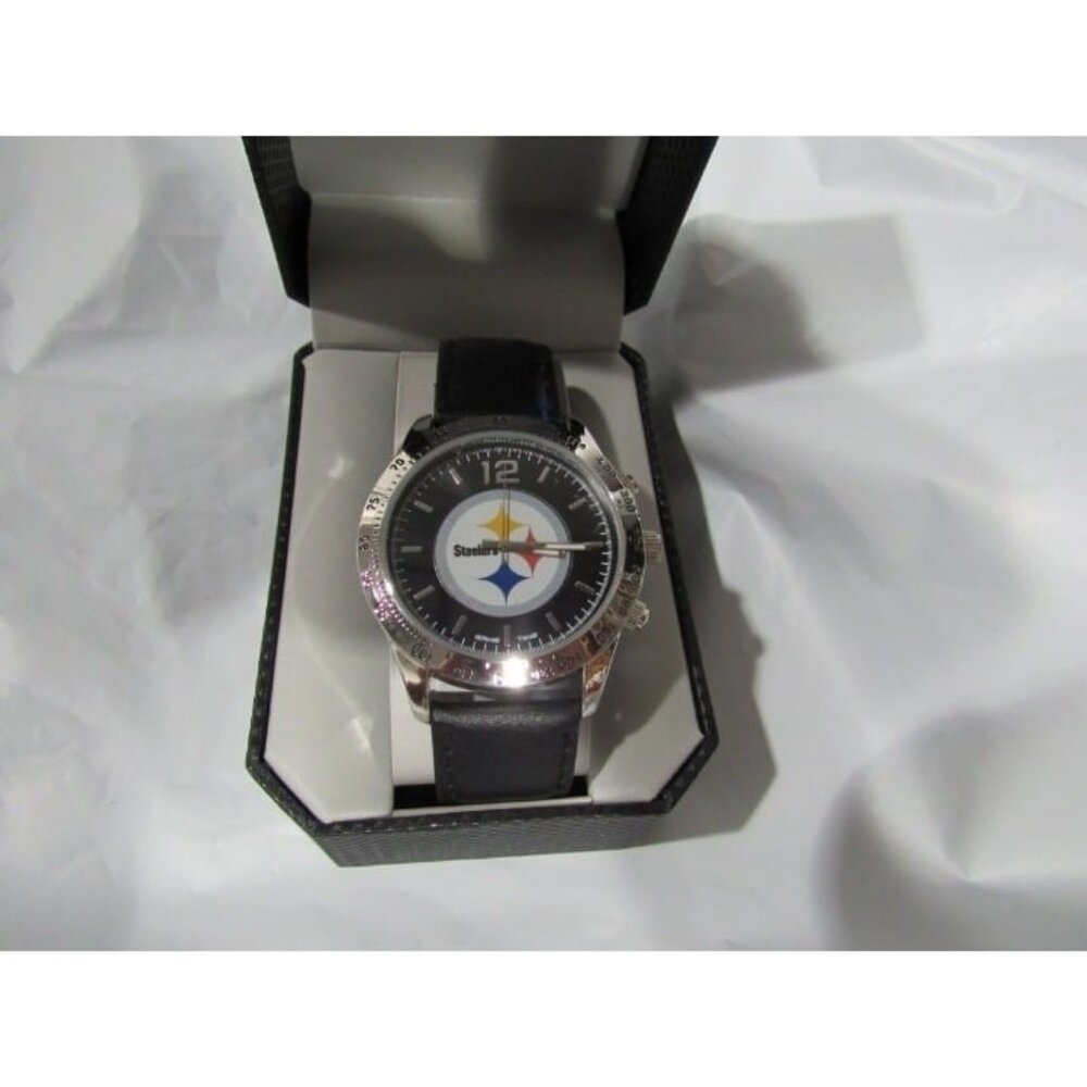 NFL Pittsburgh Steelers Watch Letterman in Box by Game Time
